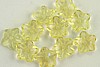 1 STRAND (25pc) 10mm JONQUIL LEMON CZECH GLASS STAR FLOWER CAP BEADS CZ118-1ST